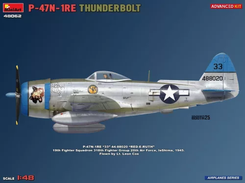 MiniArt P-47N-1RE Thunderbolt. Advanced Kit – 1:48 repülőgép makett