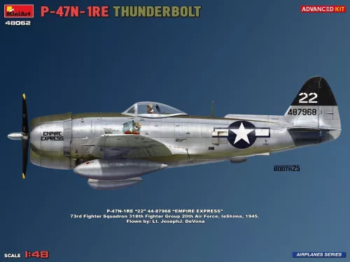MiniArt P-47N-1RE Thunderbolt. Advanced Kit – 1:48 repülőgép makett
