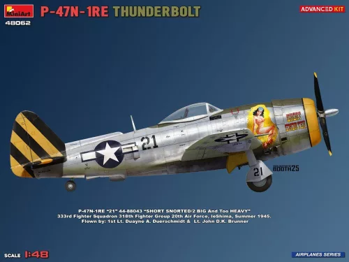 MiniArt P-47N-1RE Thunderbolt. Advanced Kit – 1:48 repülőgép makett