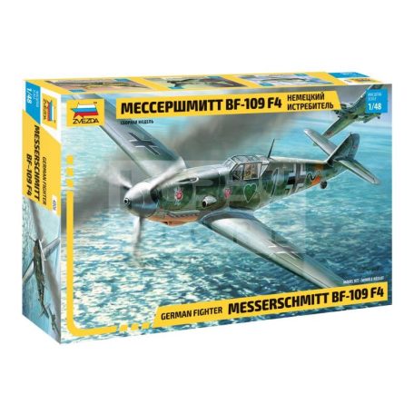 Zvezda Messerschmitt Bf-109 F4 makett 1:48 (4806Z)