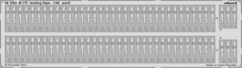 Eduard Accessories B-17F landing flaps 1/48 for HKM - fékszárnyak