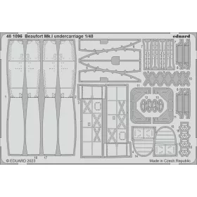   Eduard Accessories Beaufort Mk.I undercarriage for ICM - futómű-részletező készlet