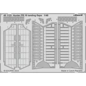   Eduard Accessories Hunter FR.10 landing flaps 1/48 AIRFIX - fékszárnyak
