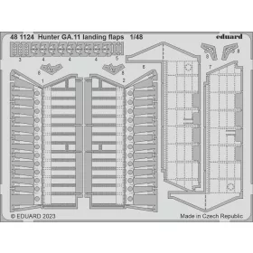   Eduard Accessories Hunter GA.11 landing flaps 1/48 AIRFIX - fékszárnyak