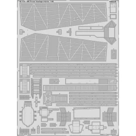   Eduard Accessories SM.79 rear fuselage interior 1/48 EDUARD - törzs hátsó részének belsőtér-részletező készlete