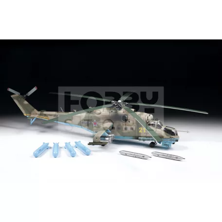 Zvezda MIL Mi-24P Russ.Attack Helicopter makett 1:48 (4812Z)