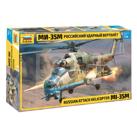 Zvezda MIL Mi-35 M "Hind E" makett 1:48 (4813Z)