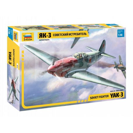 Zvezda Yakovlev YAK-3 Soviet Fighter makett 1:48 (4814Z)