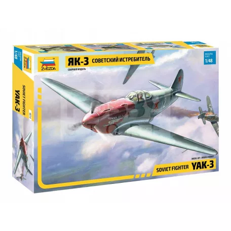 Zvezda Yakovlev YAK-3 Soviet Fighter makett 1:48 (4814Z)