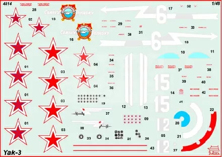 Zvezda Yakovlev YAK-3 Soviet Fighter makett 1:48 (4814Z)