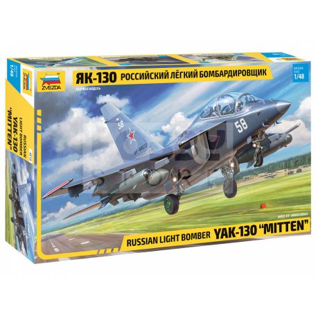 Zvezda YAK-130 Russian Light Bomber makett 1:48 (4818Z)