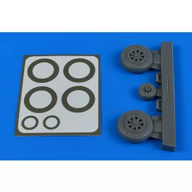   Aires J-29 Tunnan wheels & paint masks - kerekek festőmaszkkal