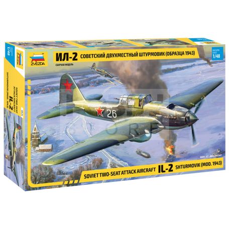 Zvezda IL-2 shturmovik mod.1943 makett 1:48 (4826Z)