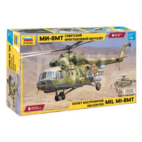 Zvezda MIL-MI-8MTSoviet Helicopter makett 1:48 (4828Z)