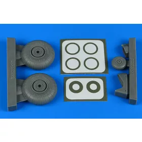   Aires Do 17Z/Do 215 wheels & paint masks for ICM - kerekek festőmaszkkal