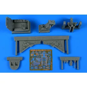 Aires Harrier GR.3 cockpit set for KINETIC - cockpitkészlet