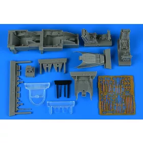   Aires Rafale B - late cockpit set for REVELL - cockpitkészlet, késői változat