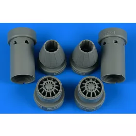   Aires F/A-18E/F Super Hornet exhaust nozzles - closed for MENG - hajtómű-fúvócsövek, zárt állásban