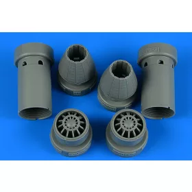   Aires F/A-18E/F Super Hornet exhaust nozzles - closed for HOBBY BOSS - hajtómű-fúvócsövek, zárt állásban