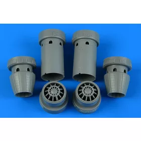   Aires F/A-18E/F Super Hornet exhaust nozzles - opened - hajtómű-fúvócsövek, nyitott állásban