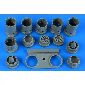  Aires RA-5C Vigilante exhaust nozzles - late - hajtómű-fúvócsövek, késői változat