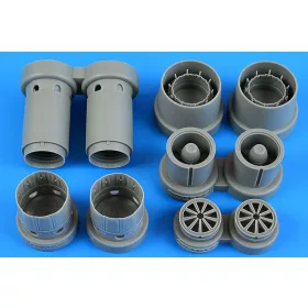   Aires Rafale exhaust nozzles for HOBBY BOSS - hajtómű-fúvócsövek