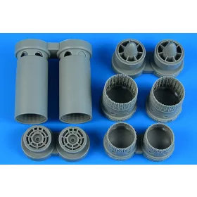   Aires F-4B/N/C/D Phantom II exhaust nozzles for ZOUKEI MURA - hajtómű-fúvócsövek