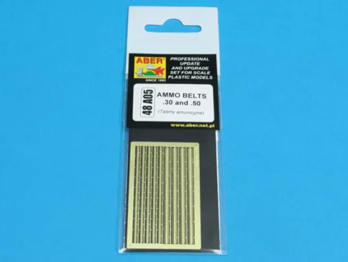 Aber Models Ammo belts .30 and .50 - .30 és .50 kaliberű lőszerhevederek
