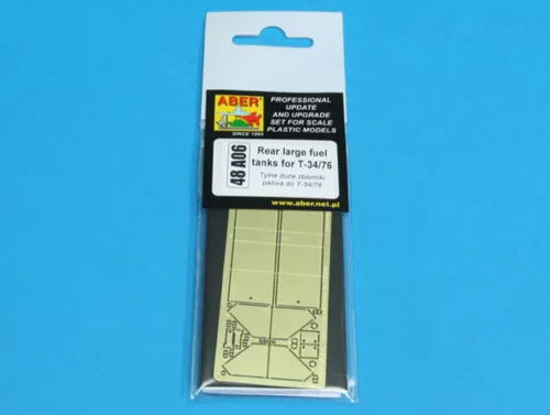 Aber Models Rear large fuel tanks for T-34/76 - T-34/76 – hátsó nagy üzemanyagtartályok