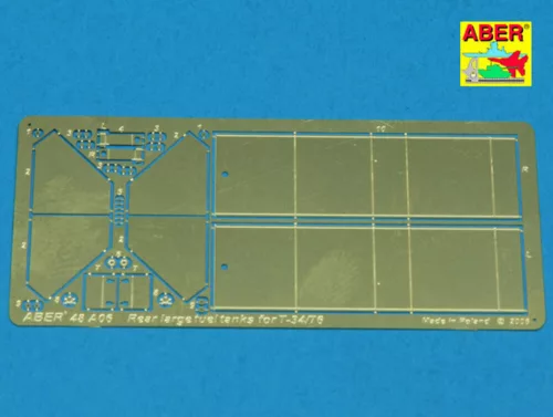 Aber Models Rear large fuel tanks for T-34/76 - T-34/76 – hátsó nagy üzemanyagtartályok