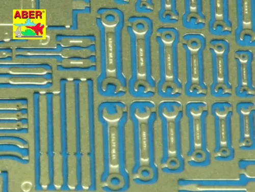 Aber Models Hand tools – 1:48 dioráma kellék makett