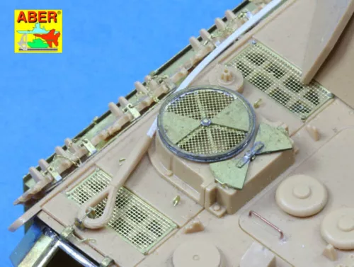 Aber Models Grilles for Sd.Kfz. 171 Panther, Ausf.G Late model - szellőzőrácsok