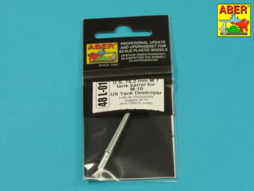 Aber Models US 76,2 mm M7 tank barrel for M-10 - amerikai 76,2 mm-es M7 harckocsi-lövegcső