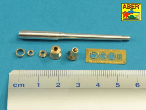 Aber Models German 88 mm KwK 36 L/56 Tiger I Early Barrel - német 88 mm-es KwK 36 L/56 Tiger I korai lövegcső