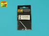 Aber Models British Q.F.6 pdr.57 mm Mk.III gun barrel for Centaur,Cromwell - brit Q.F.6 pdr.57 mm-es Mk.III lövegcső