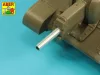 Aber Models Soviet 122mm M-30 tank Barrel for SU-122 - szovjet 122 mm-es M-30 harckocsi-lövegcső