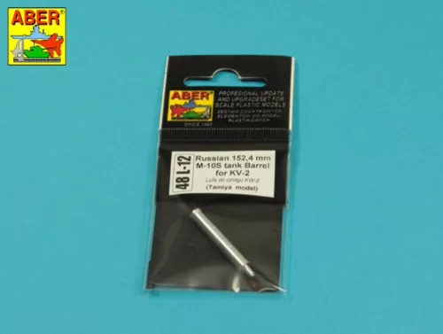 Aber Models Russian M-10S barrel for KV-II - orosz M-10S lövegcső