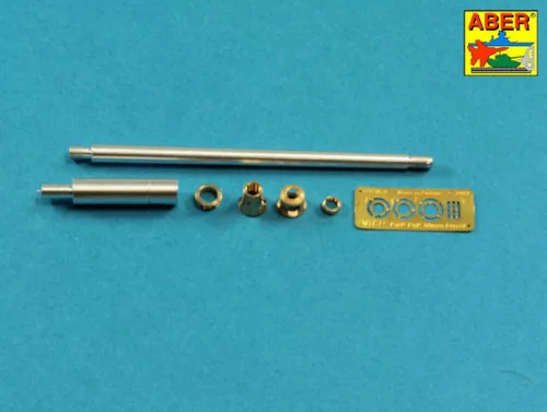 Aber Models Barrel for German 8,8cm Kw.K 43/3 (L/71) gun used on King Tiger Production Turret - német 8,8 cm-es KwK 43/3 L/71 lövegcső – King Tiger sorozatgyártású toronyhoz