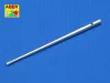 Aber Models Russian 85 mm L/51 barrel for T-34/85 model 43/44 - T-34/85 változat 43/44 – orosz 85 mm-es L/51 lövegcső