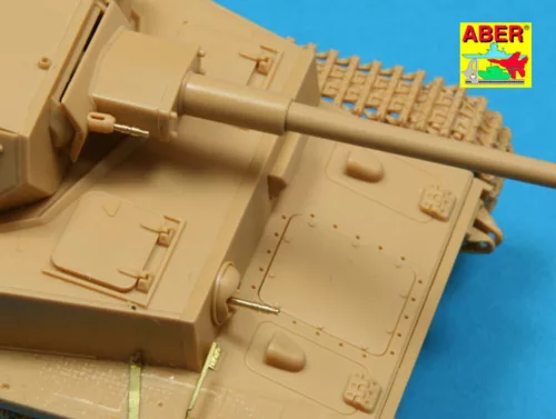 Aber Models 2 Barrels for German Tank MG 34 - német MG 34 harckocsi-géppuskacsövek – 2 db