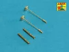 Aber Models Set of 2 barrels for German machine guns MG34 - német MG 34 géppuskacsövek – 2 db