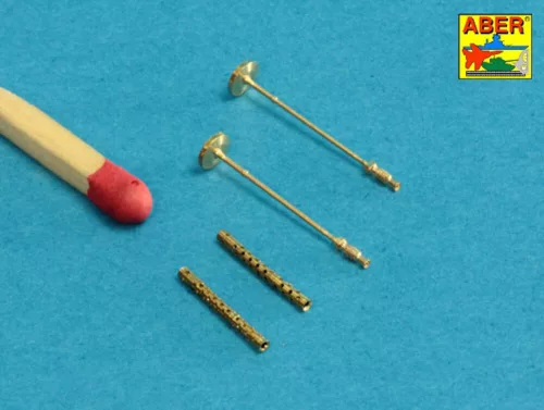 Aber Models Set of 2 barrels for German machine guns MG34 - német MG 34 géppuskacsövek – 2 db
