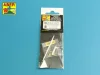 Aber Models German Two part 8,8cm Pak 43/3 (L/71) Barrel for Jagdpanther G1-Late & G2 - Jagdpanther G1-késői és G2 – német kétrészes 8,8 cm-es Pak 43/3 (L/71) lövegcső