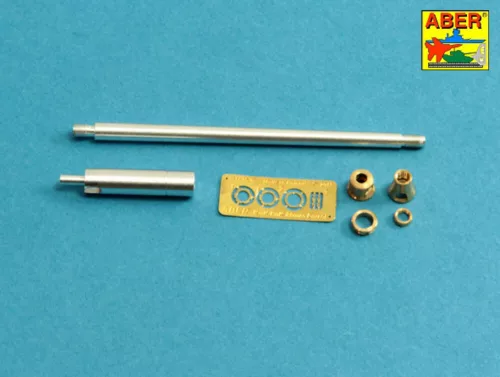 Aber Models German Two part 8,8cm Pak 43/3 (L/71) Barrel for Jagdpanther G1-Late & G2 - Jagdpanther G1-késői és G2 – német kétrészes 8,8 cm-es Pak 43/3 (L/71) lövegcső