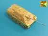 Aber Models German Two part 8,8cm Pak 43/3 (L/71) Barrel for Jagdpanther G1-Late & G2 - Jagdpanther G1-késői és G2 – német kétrészes 8,8 cm-es Pak 43/3 (L/71) lövegcső