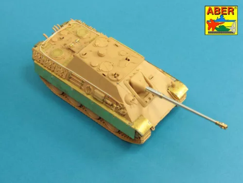 Aber Models German Two part 8,8cm Pak 43/3 (L/71) Barrel for Jagdpanther G1-Late & G2 - Jagdpanther G1-késői és G2 – német kétrészes 8,8 cm-es Pak 43/3 (L/71) lövegcső