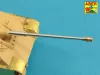 Aber Models German Two part 8,8cm Pak 43/3 (L/71) Barrel for Jagdpanther G1-Late & G2 - Jagdpanther G1-késői és G2 – német kétrészes 8,8 cm-es Pak 43/3 (L/71) lövegcső
