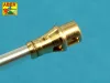 Aber Models German Two part 8,8cm Pak 43/3 (L/71) Barrel for Jagdpanther G1-Late & G2 - Jagdpanther G1-késői és G2 – német kétrészes 8,8 cm-es Pak 43/3 (L/71) lövegcső