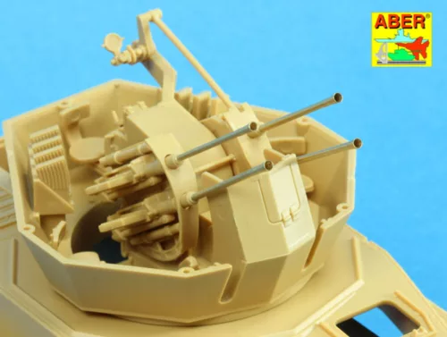 Aber Models German Flak 38 barrels for Wirbelwind - német Flak 38 lövegcső