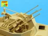 Aber Models German Flak 38 barrels for Wirbelwind - német Flak 38 lövegcső